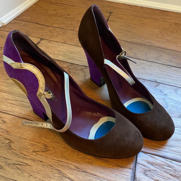 Marc Jacob Rounded Heels - Art Deco Pop - Picture 2 of 7